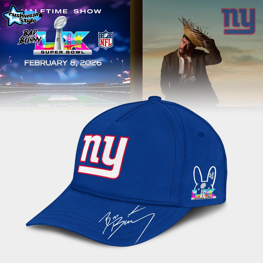 New York Giants Bad Bunny 2026 Super Bowl LX Customized Jersey New York Giants Bad Bunny 2026 Super Bowl LX Customized Jersey