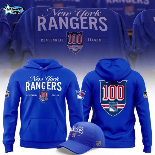 New York Rangers 100th Season Hoodie