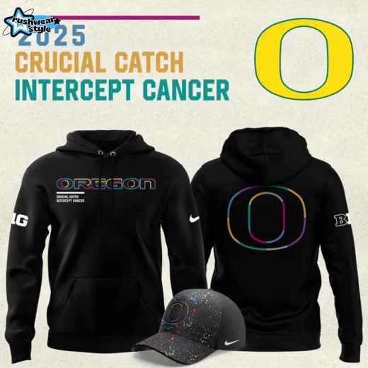 Oregon Ducks Football 2025 Crucial Catch Hoodie