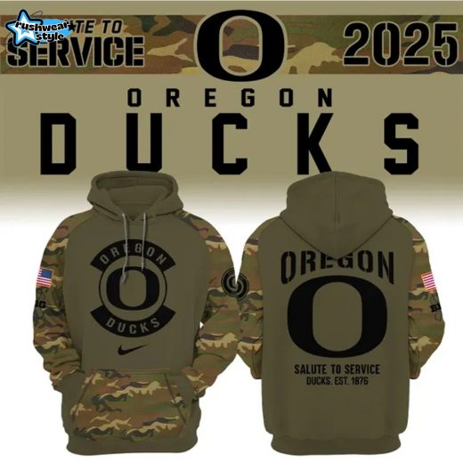Oregon Football Salute to Service Hoodie