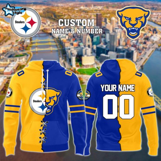 Personalized Pittsburgh Steelers x Pittsburgh Panthers Custom Hoodie-3D Unisex Hoodie