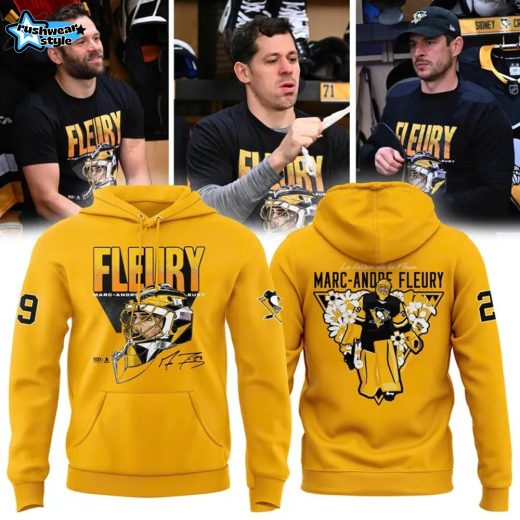 Pittsburgh Penguins Marc-Andre Fleury Special Hoodie - Yellow