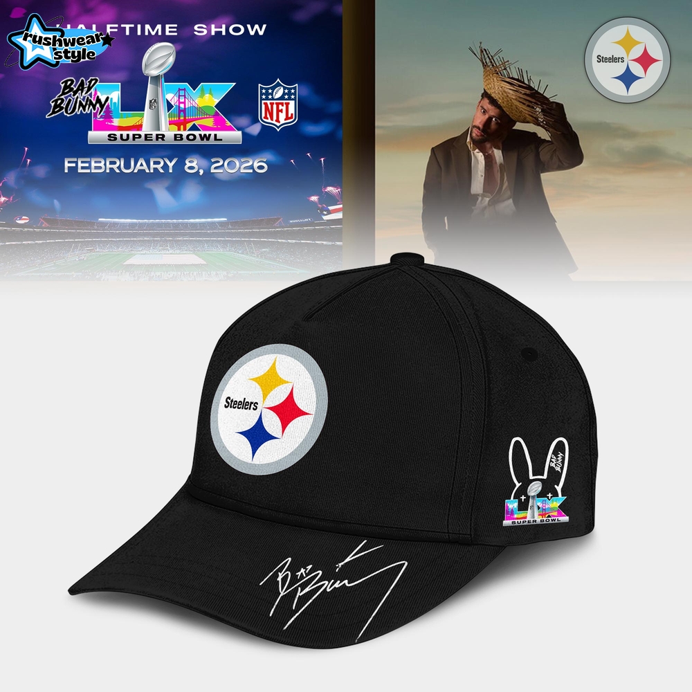 Pittsburgh Steelers Bad Bunny 2026 Super Bowl LX Customized Jersey Pittsburgh Steelers Bad Bunny 2026 Super Bowl LX Customized Jersey