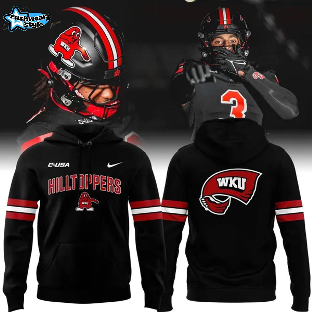 Special New Big Red WKU Football Hoodie Special New Big Red WKU Football Hoodie
