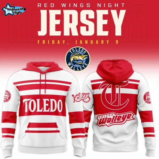 Toledo Walleye x Red Wings Night Special Hoodie