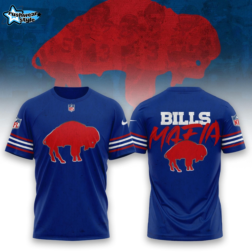 Unisex Bills Rewind Classic Logo Tee Unisex Bills Rewind Classic Logo Tee