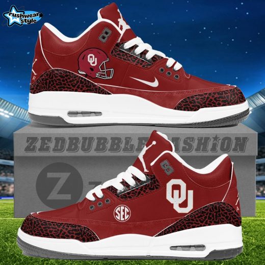 SEC Air Jordan 3 Sneakers - Red