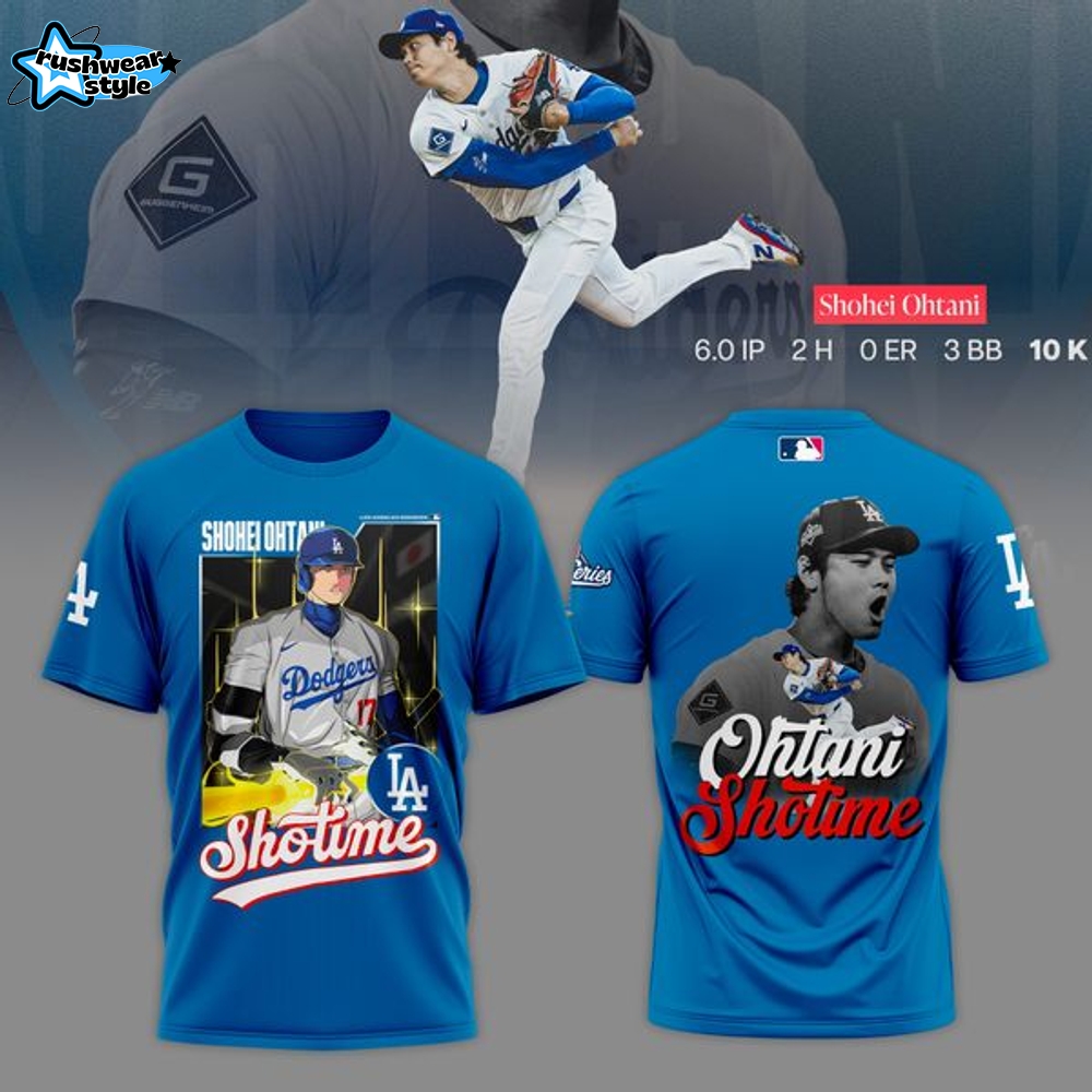 Shohei Ohtani "Shotime" 2025 T-Shirt Shohei Ohtani "Shotime" 2025 T-Shirt
