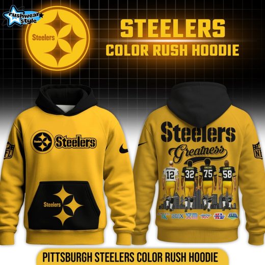 Steelers Color rush 49ers Hoodie -  Yellow