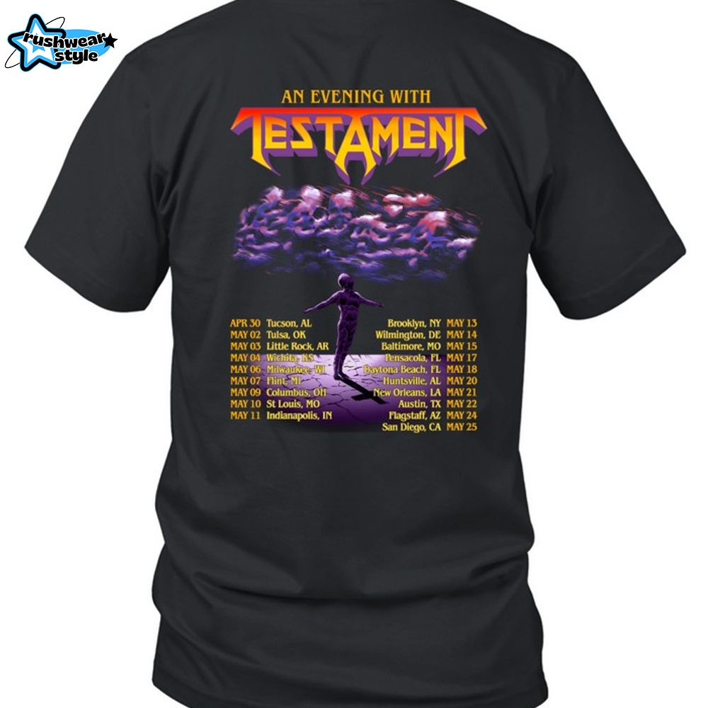Testament tour 2025-Unisex T-Shirt Testament tour 2025-Unisex T-Shirt