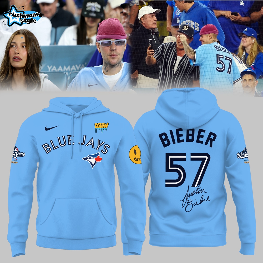 Toronto Blue Jay – Justin Bieber Limited Edition Hoodie - Blue Toronto Blue Jay – Justin Bieber Limited Edition Hoodie - Blue