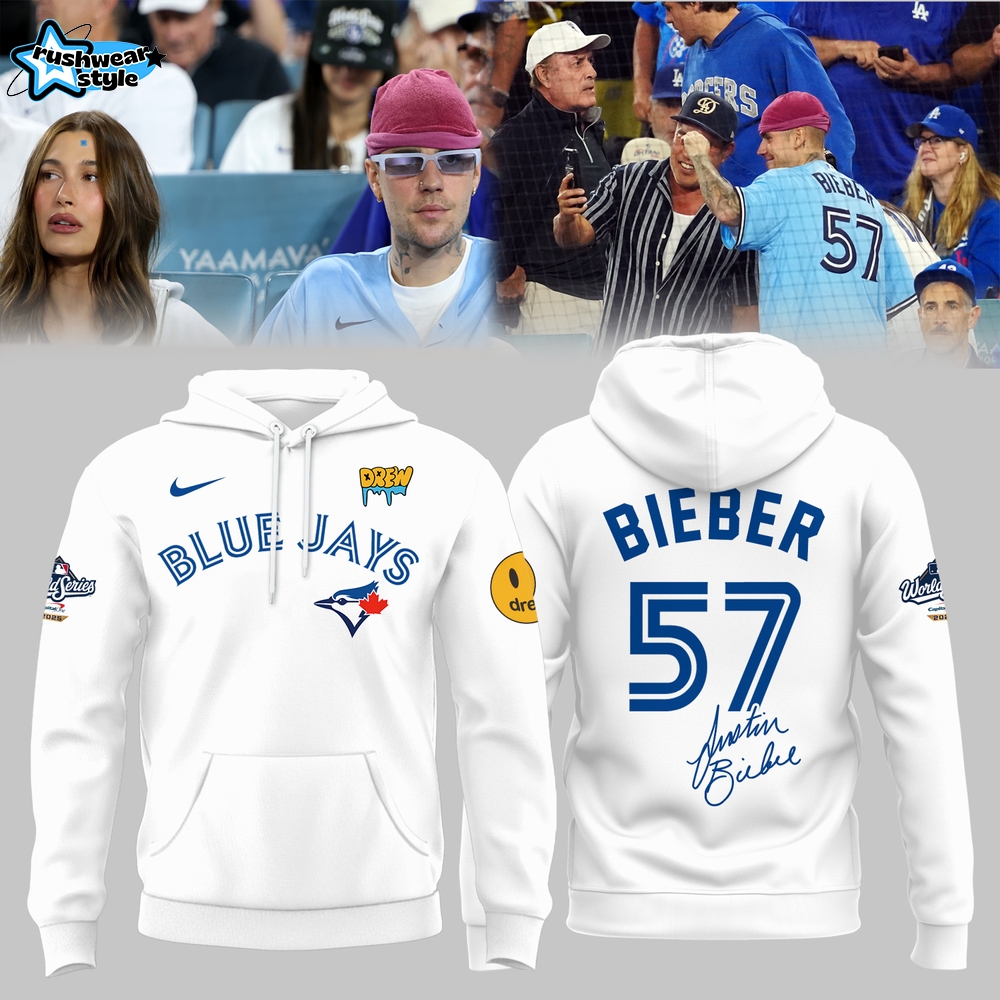 Toronto Blue Jay – Justin Bieber Limited Edition Hoodie - White Toronto Blue Jay – Justin Bieber Limited Edition Hoodie - White