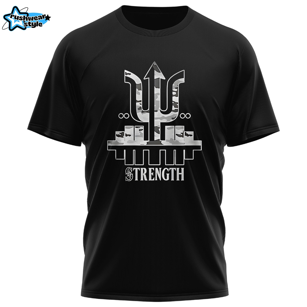 Unisex Mariners Trident Strength Camouflage Tee Unisex Mariners Trident Strength Camouflage Tee