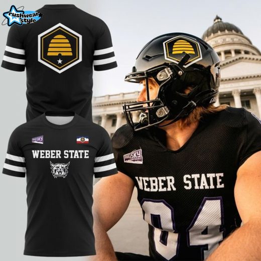 Weber State Football "Beehive State" Uniform T-Shirt - Limited Edition