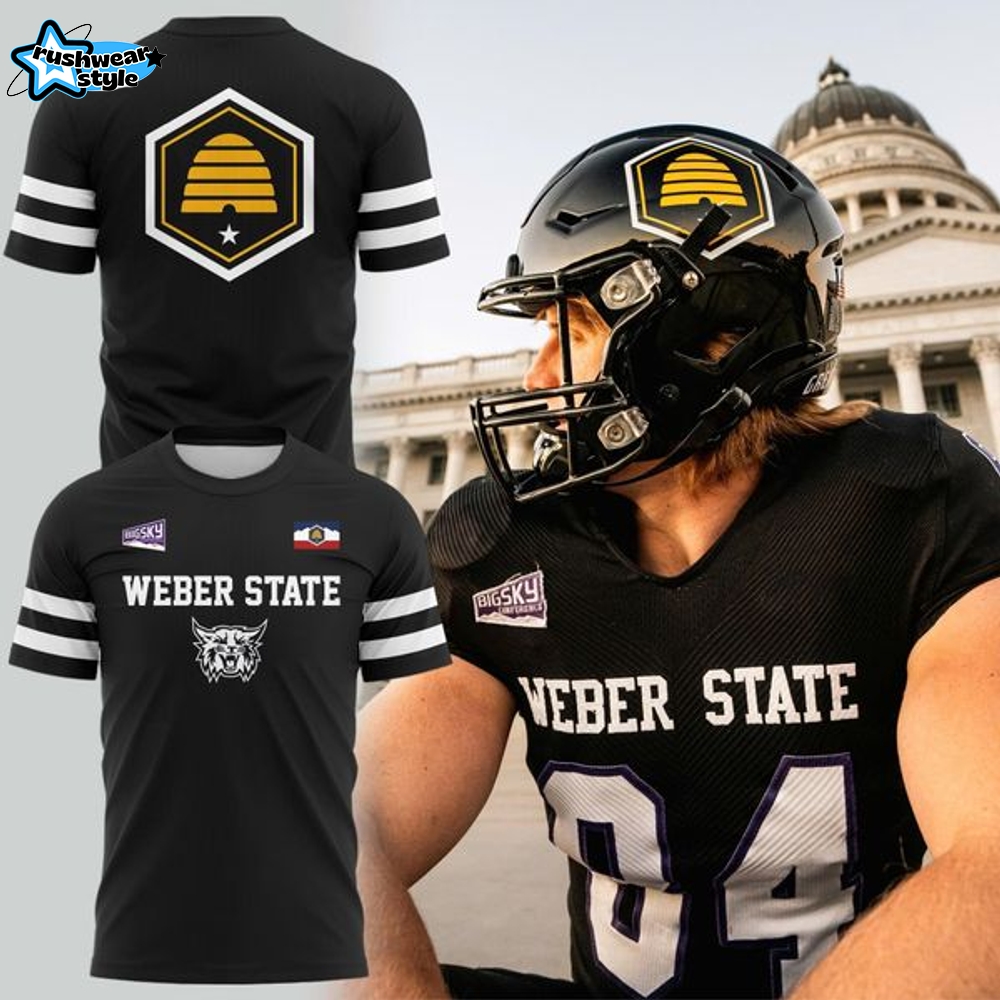 Weber State Football "Beehive State" Uniform T-Shirt - Limited Edition Weber State Football "Beehive State" Uniform T-Shirt - Limited Edition