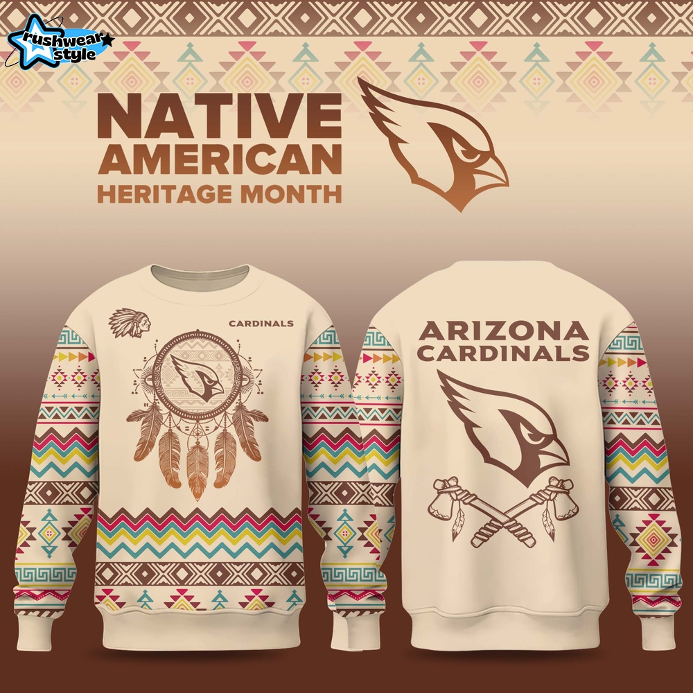 Arizona Cardinals Native American Heritage Month 2025 Limited Sweatshirt Arizona Cardinals Native American Heritage Month 2025 Limited Sweatshirt