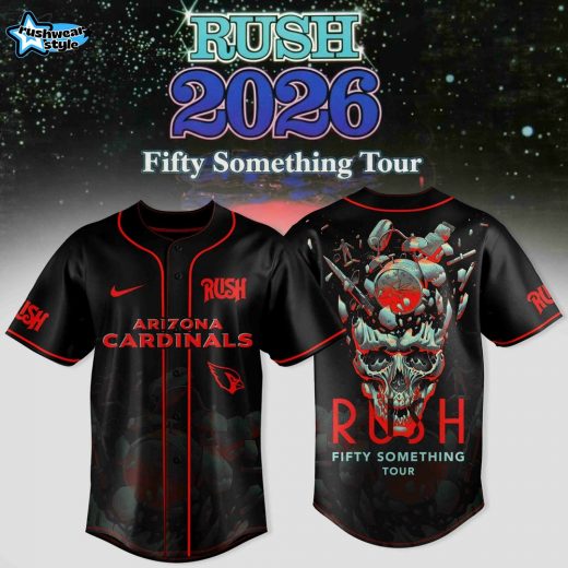 Arizona Cardinals x RUSH 2026 TOUR Baseball Jersey