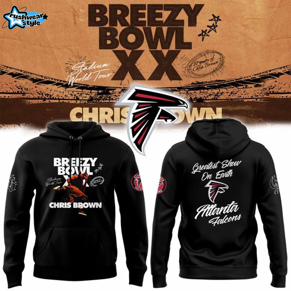 Atlanta Falcons x Breezy Bowl XX Tour 2025 Hoodie Atlanta Falcons x Breezy Bowl XX Tour 2025 Hoodie