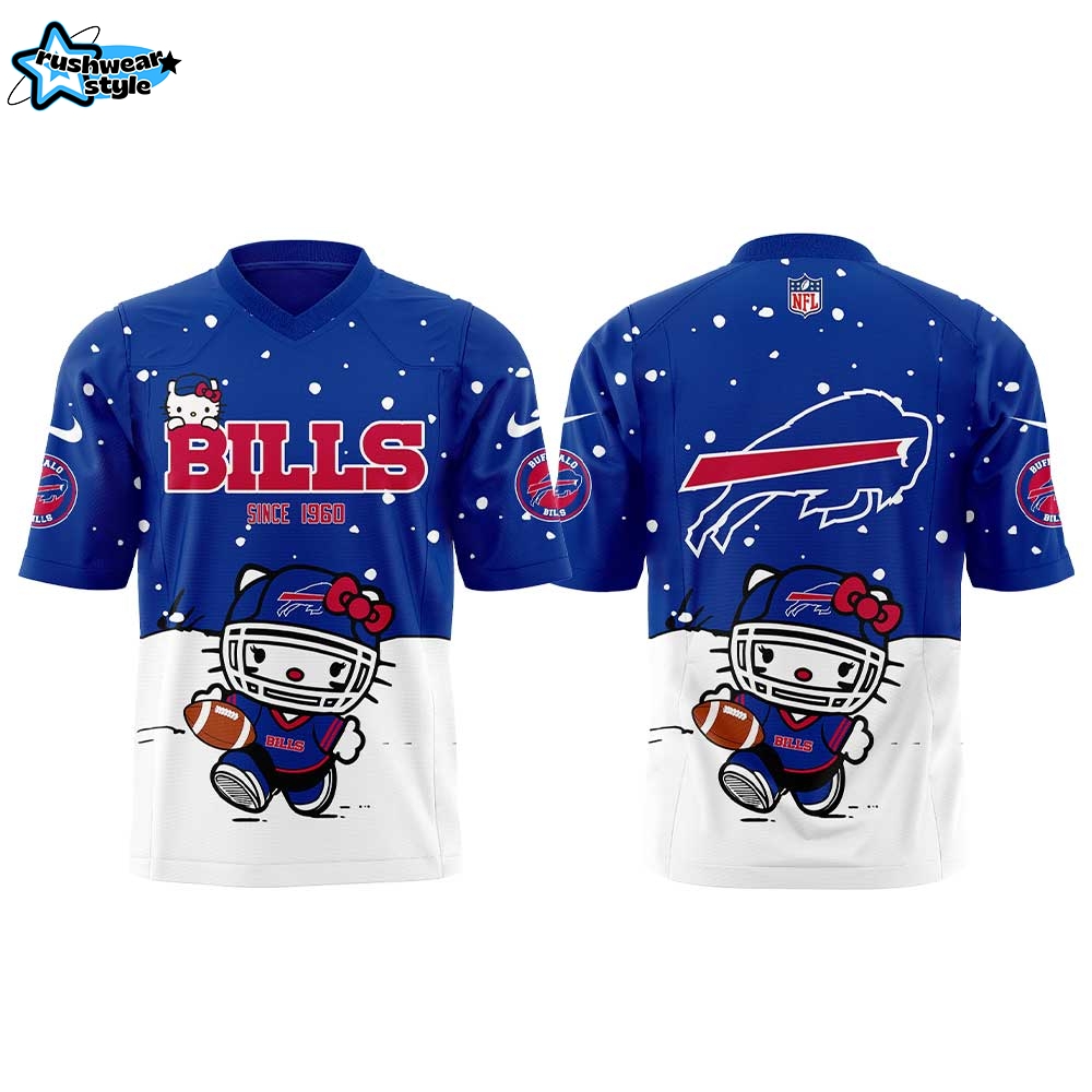 B Bills x Kitty Limited Edition Football Jersey B Bills x Kitty Limited Edition Football Jersey