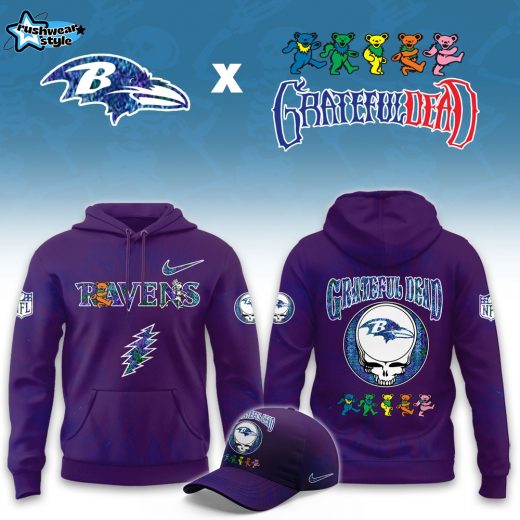 Baltimore Ravens Grateful Dead Limited Hoodie