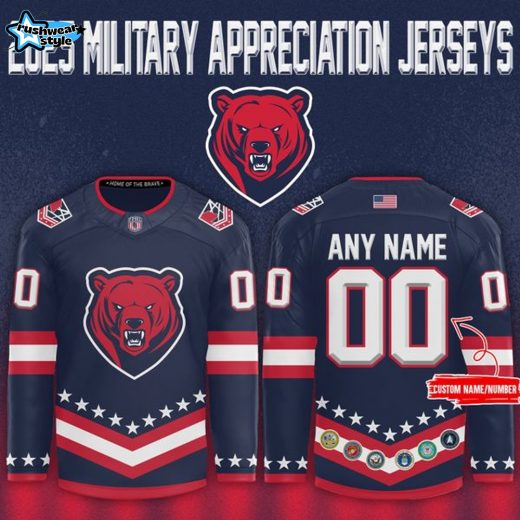 Binghamton Black Bears ''Military Night '' Jersey