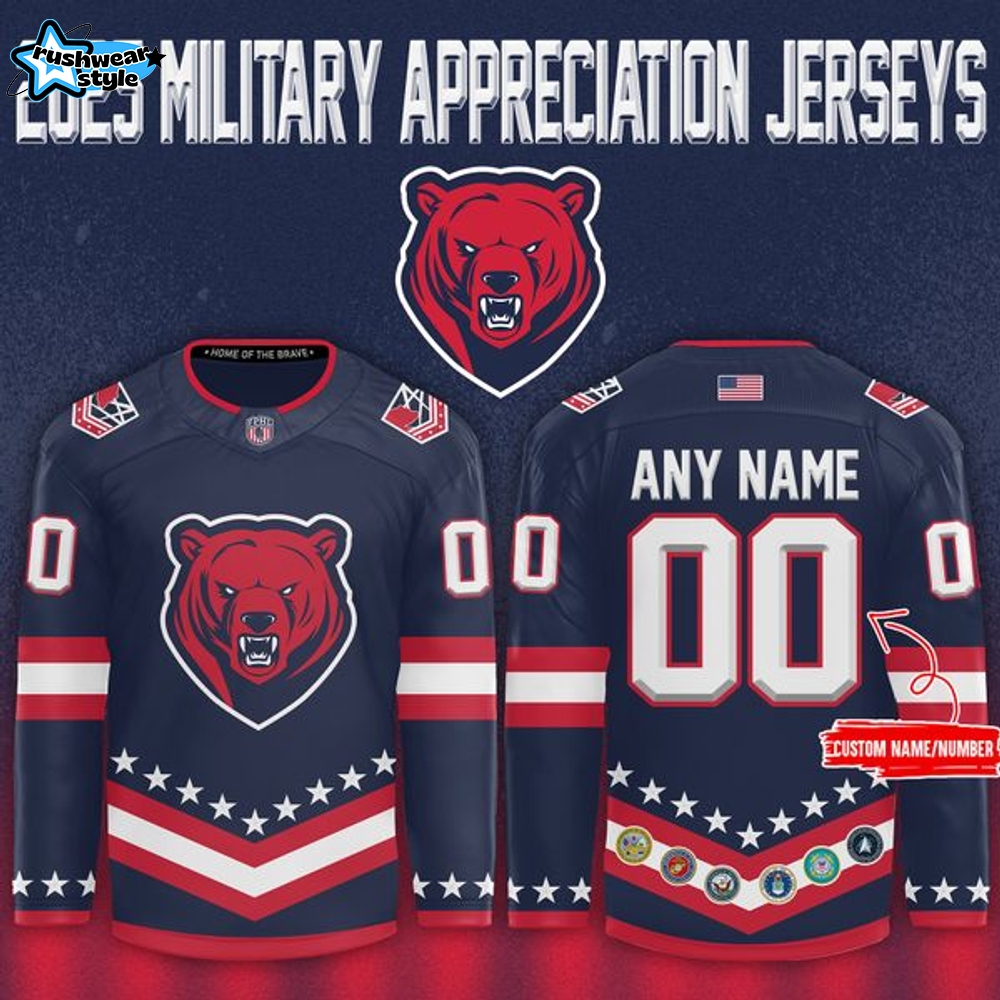 Binghamton Black Bears ''Military Night '' Jersey Binghamton Black Bears ''Military Night '' Jersey