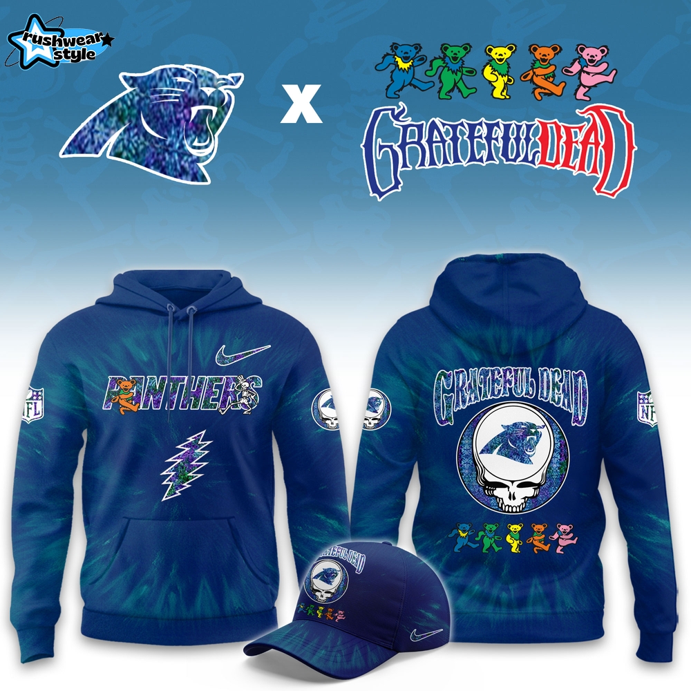 Carolina Panthers Grateful Dead Limited Hoodie Carolina Panthers Grateful Dead Limited Hoodie
