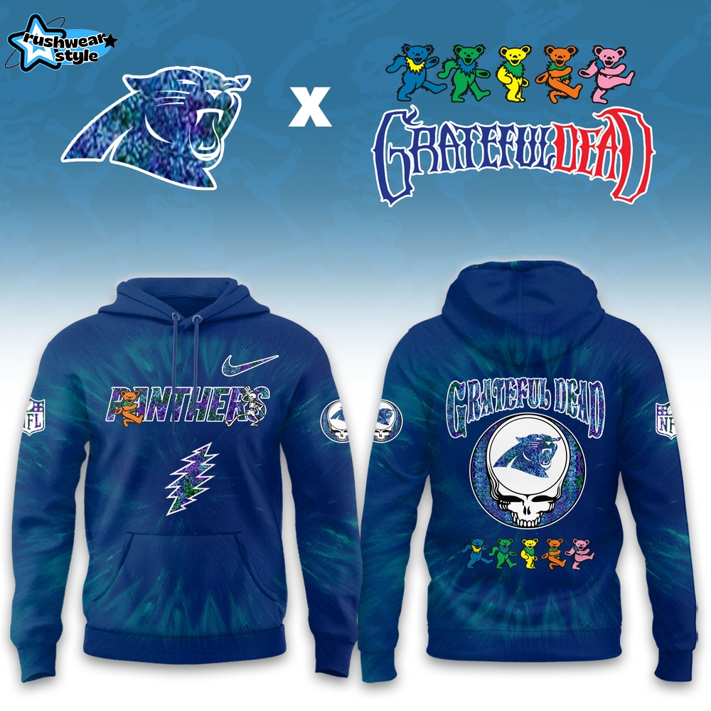 Carolina Panthers Grateful Dead Limited Hoodie Carolina Panthers Grateful Dead Limited Hoodie
