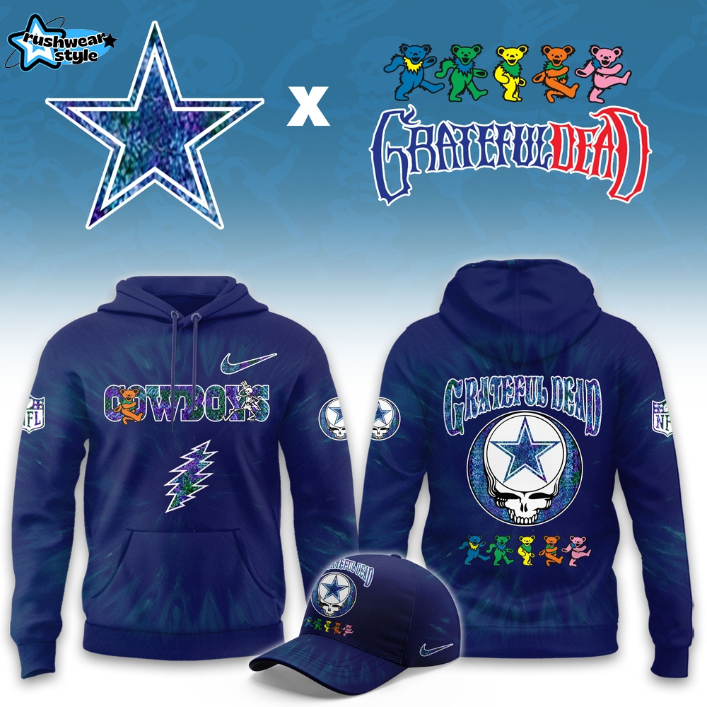 Dallas Cowboys Grateful Dead Limited Hoodie Dallas Cowboys Grateful Dead Limited Hoodie