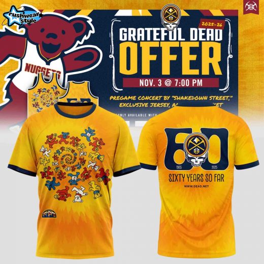 Denver Nuggets x Grateful Dead T-shirt
