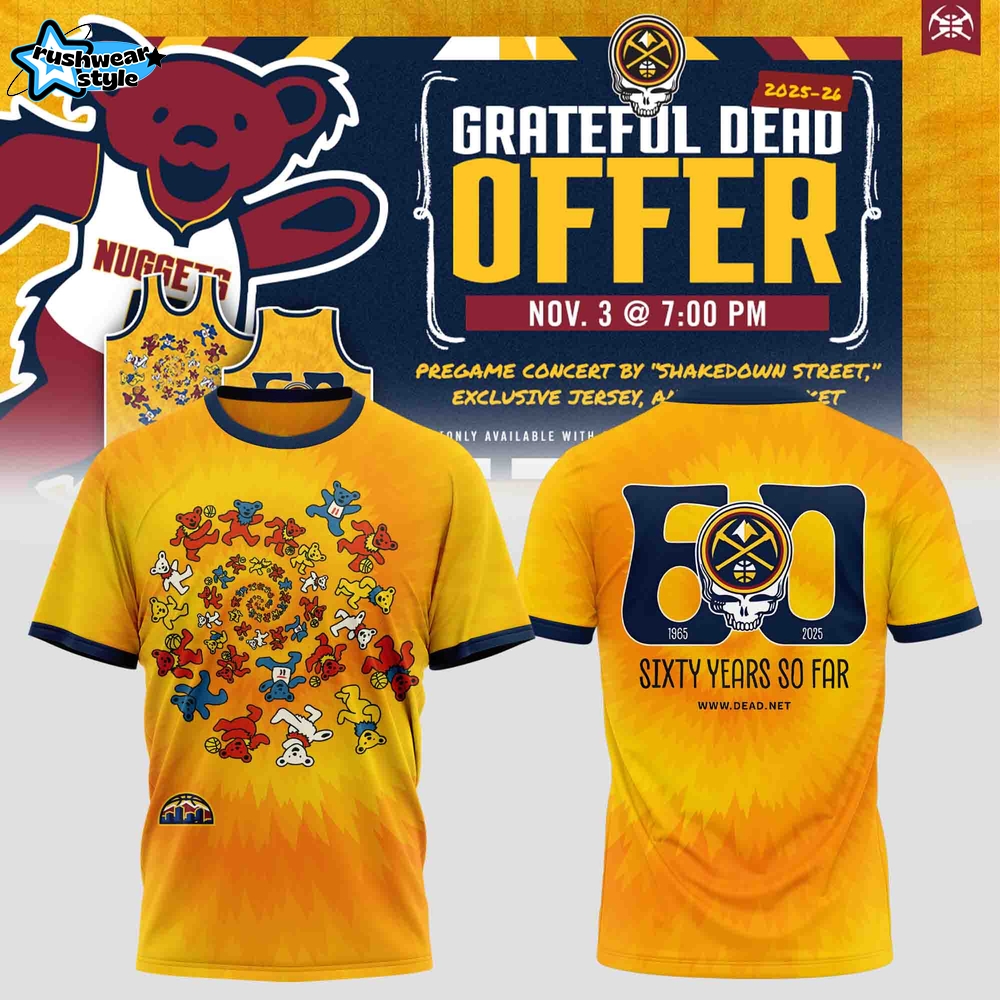 Denver Nuggets x Grateful Dead T-shirt Denver Nuggets x Grateful Dead T-shirt