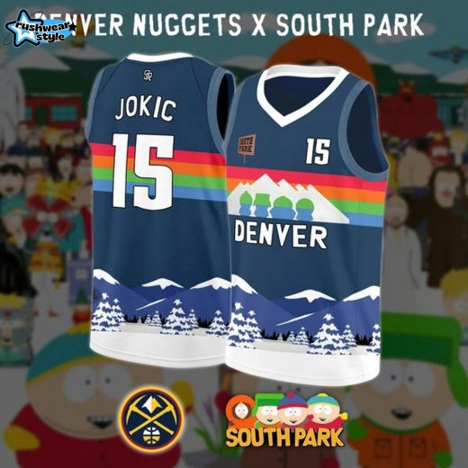 Denver Nuggets x South Park Basketball Jersey