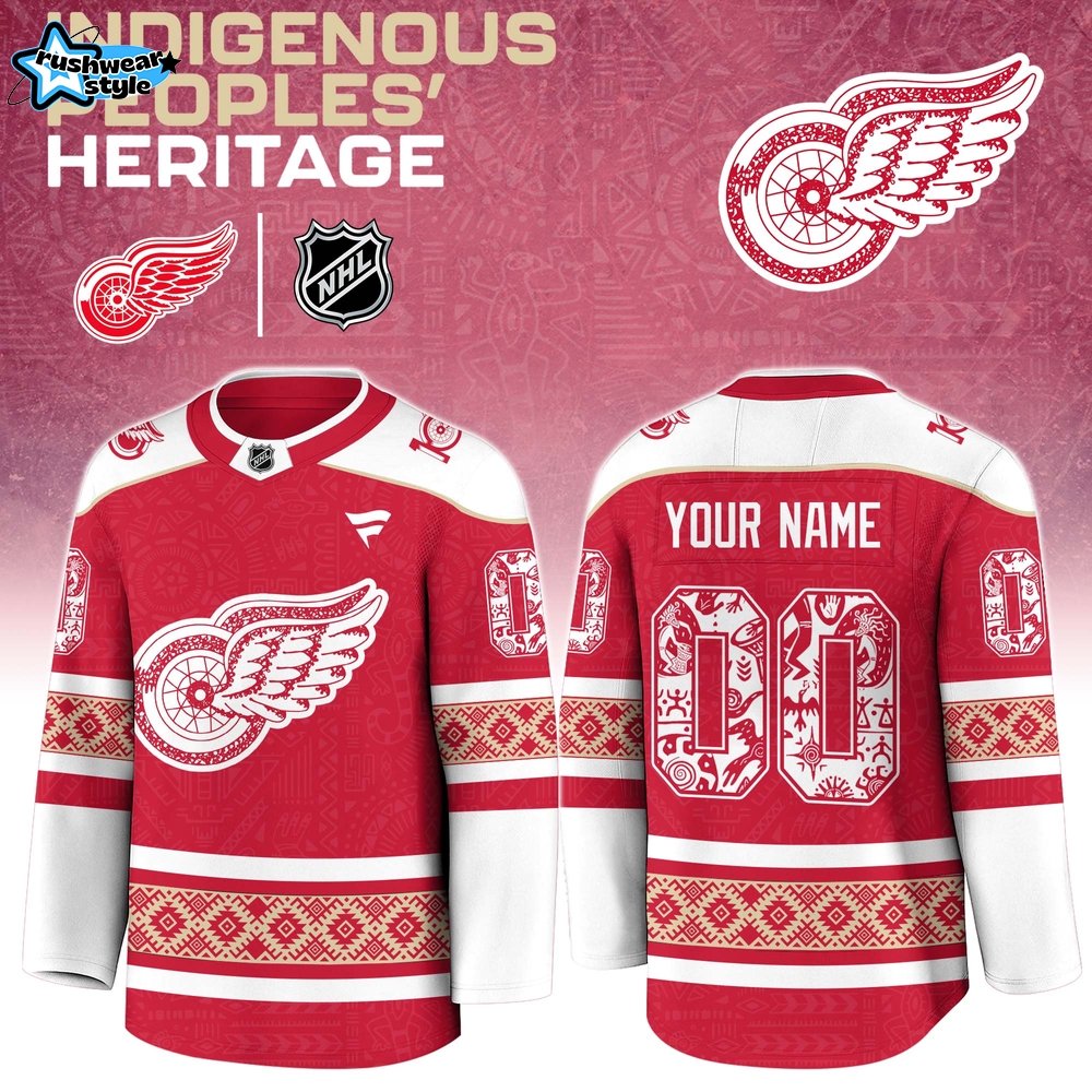 Detroit Red Wings Indigenous People Heritage Jersey Detroit Red Wings Indigenous People Heritage Jersey