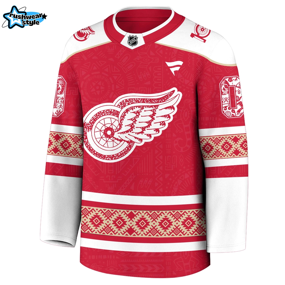 Detroit Red Wings Indigenous People Heritage Jersey Detroit Red Wings Indigenous People Heritage Jersey