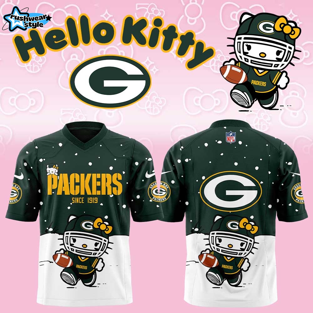 GB Packers x Kitty Limited Edition Football Jersey GB Packers x Kitty Limited Edition Football Jersey