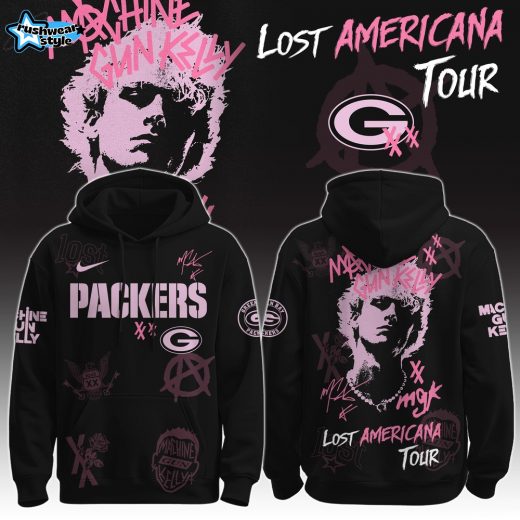 GB Packers x MGK ” The Lost Americana Tour ” Hoodie Limited Edition