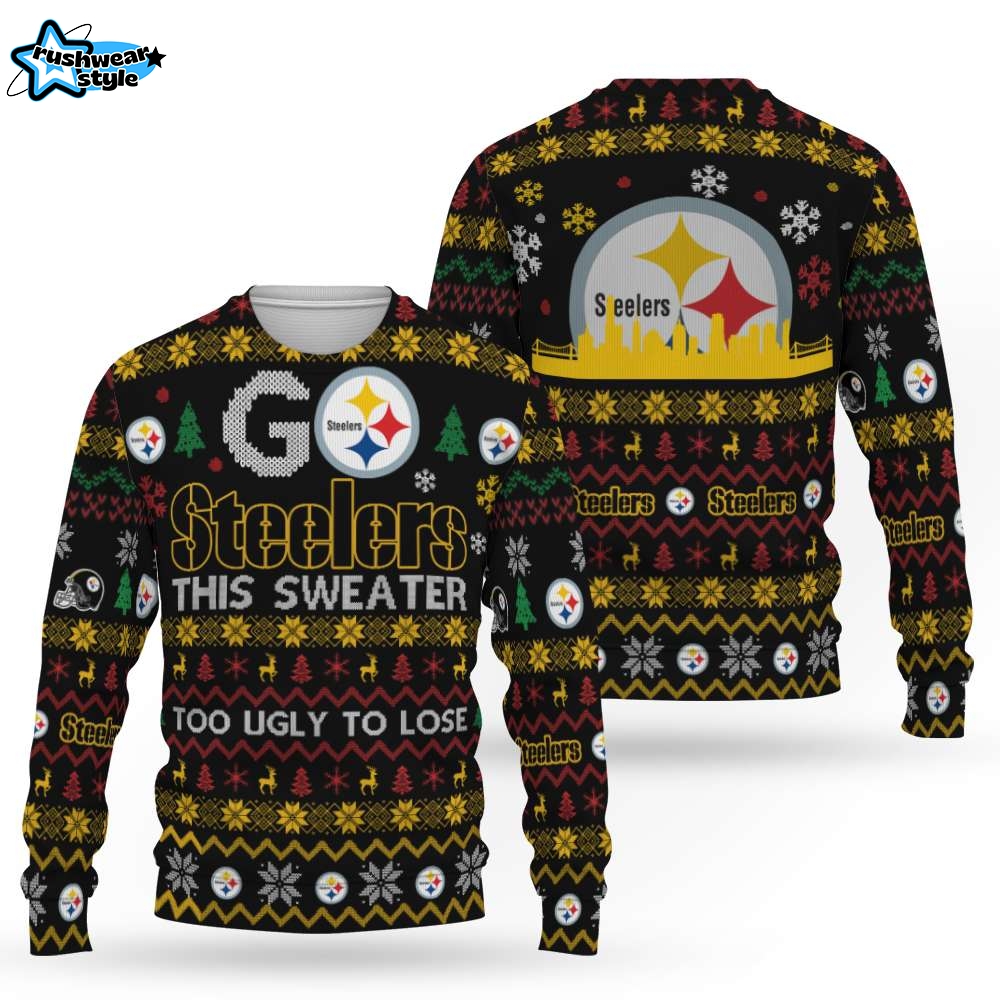 Go steeler-3D Christmas Sweater Go steeler-3D Christmas Sweater
