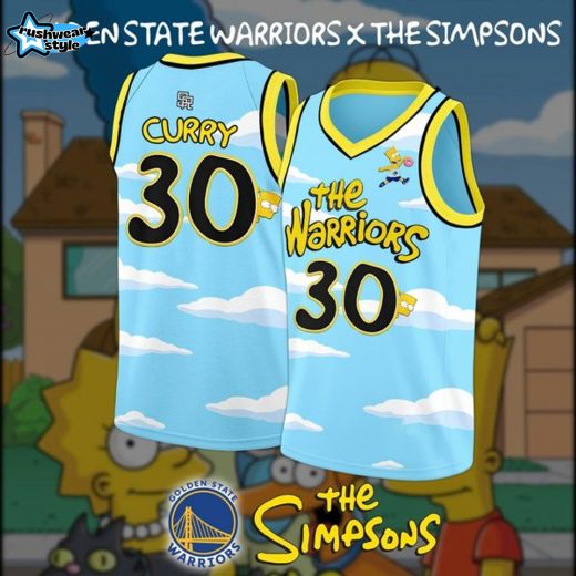 Golden State Warriors x The Simpsons Basketball Jersey