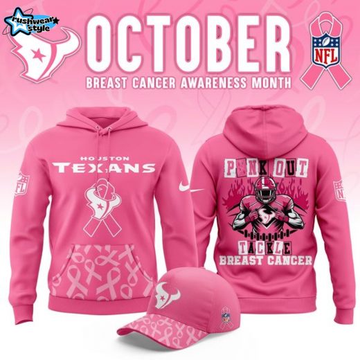 Houston Texans '' OCTOBER BREAST CANCER AWARENESS MONTH '' Hoodie