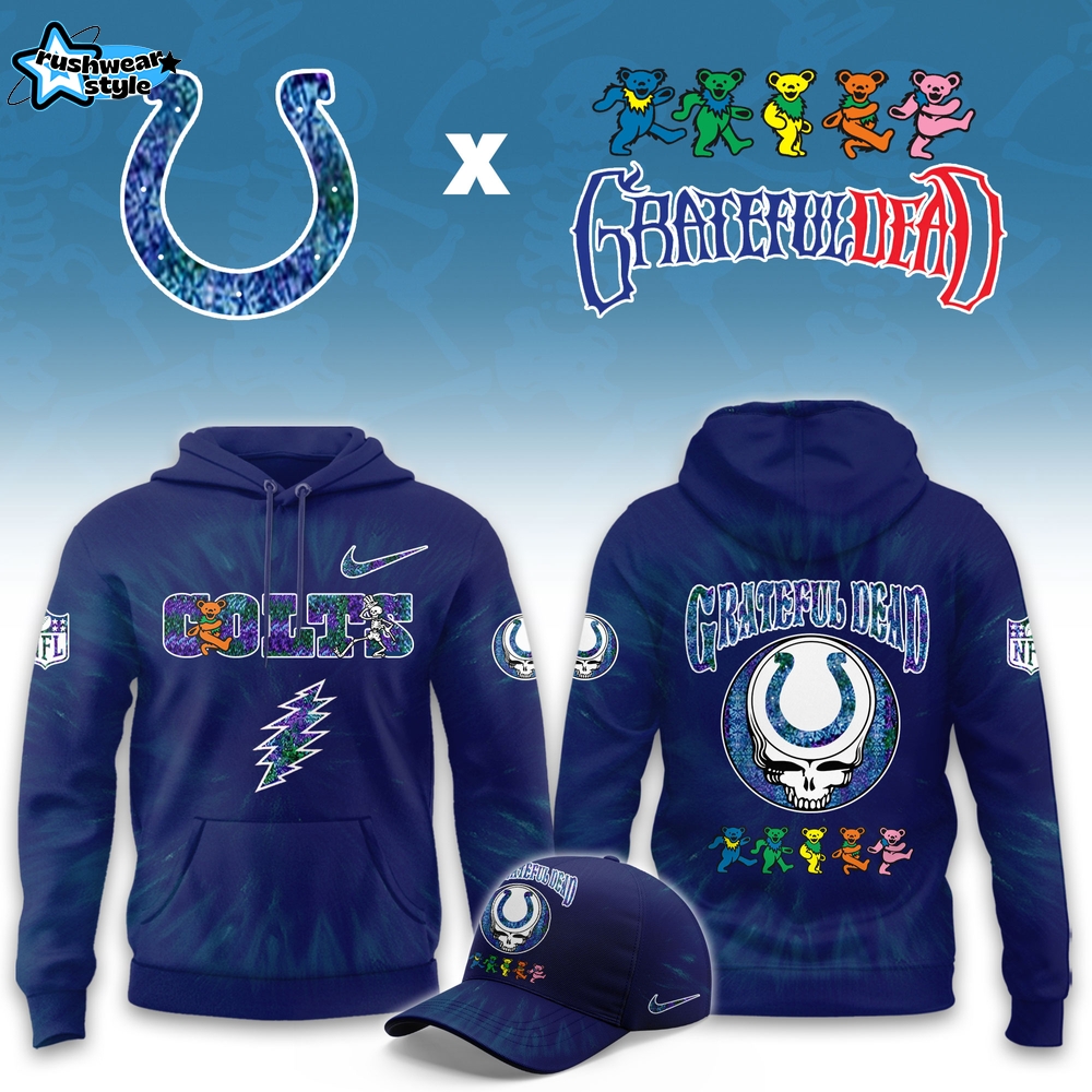 Indianapolis Colts Grateful Dead Limited Hoodie Indianapolis Colts Grateful Dead Limited Hoodie