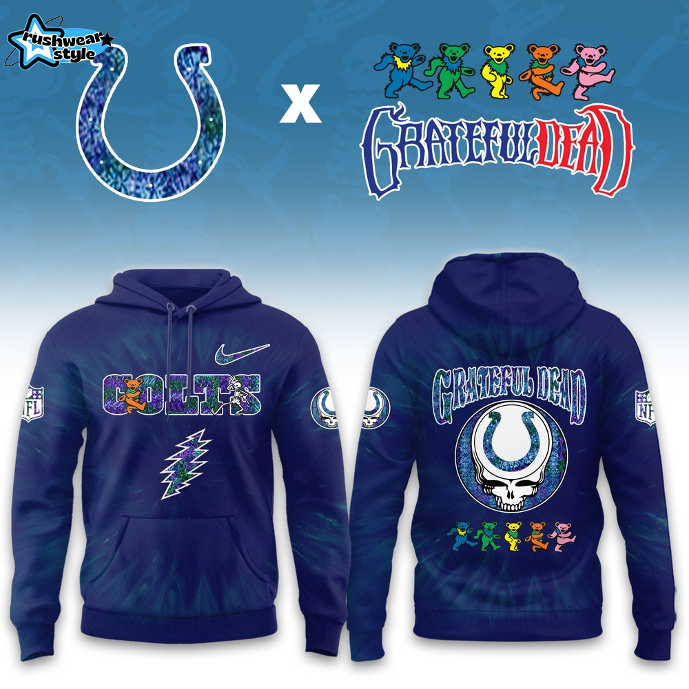 Indianapolis Colts Grateful Dead Limited Hoodie Indianapolis Colts Grateful Dead Limited Hoodie