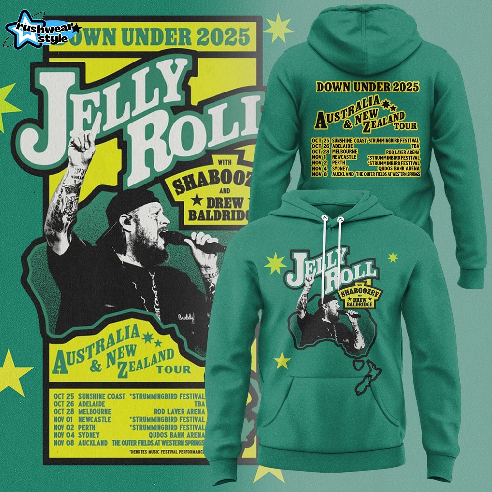 Jelly Roll Tour Limited Edition 3D Hoodie Jelly Roll Tour Limited Edition 3D Hoodie