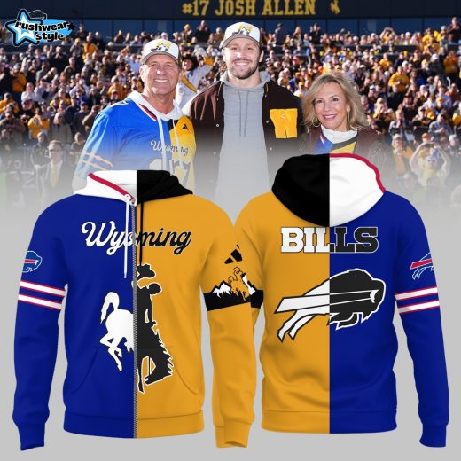 Josh Allen – Forever a Cowboy, Buffalo Bills x Wyoming Cowboys Limited Edition Hoodie