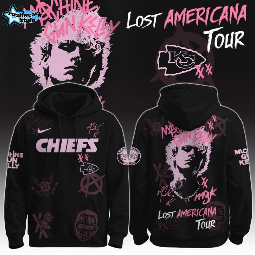 KC Chiefs x MGK ” The Lost Americana Tour ” Hoodie Limited Edition