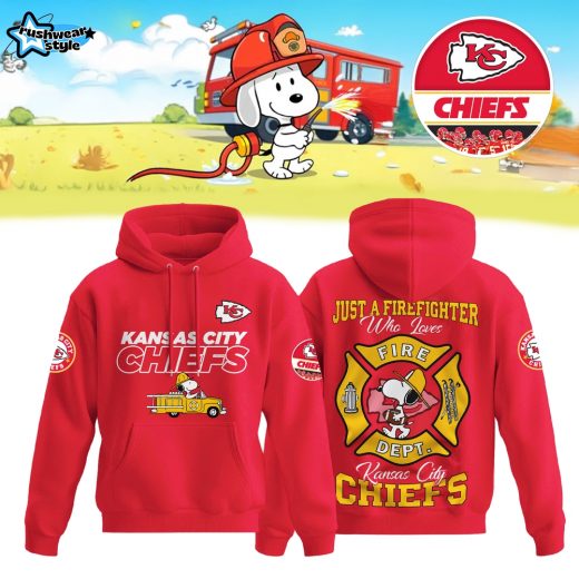Kansas City Chiefs x Snoopy Firefighter Special-3D Unisex Hoodie