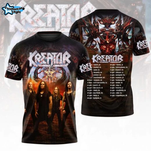 Kreator 3D Tshirt 2025 Limited Edition