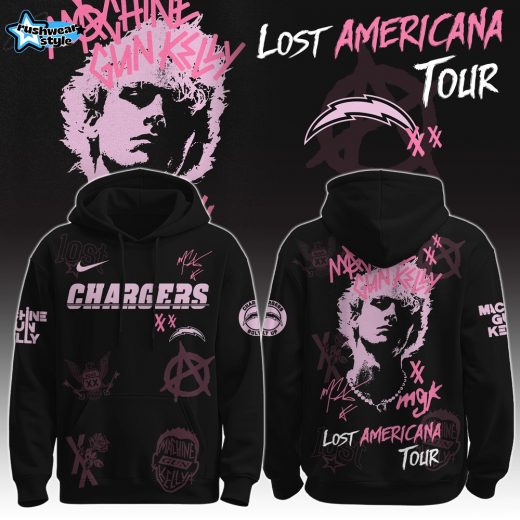 LA Chargers x MGK ” The Lost Americana Tour ” Hoodie Limited Edition