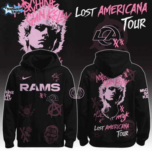 LA Rams x MGK ” The Lost Americana Tour ” Hoodie Limited Edition