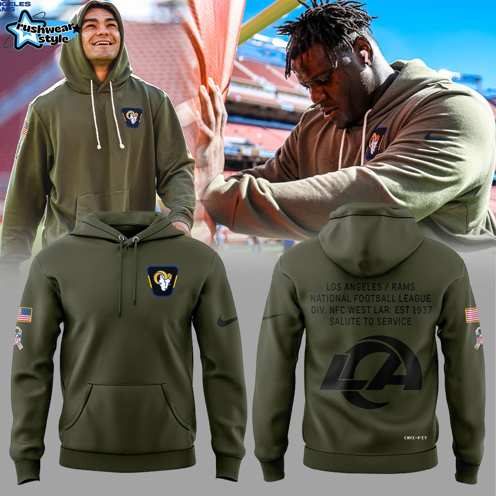 LA.Rams Salute to Service 2025 Combo Hoodie LA.Rams Salute to Service 2025 Combo Hoodie