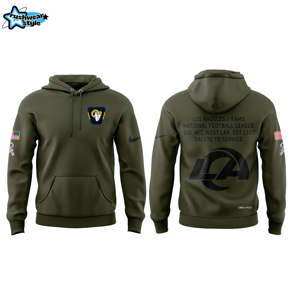 LA.Rams Salute to Service 2025 Combo Hoodie LA.Rams Salute to Service 2025 Combo Hoodie